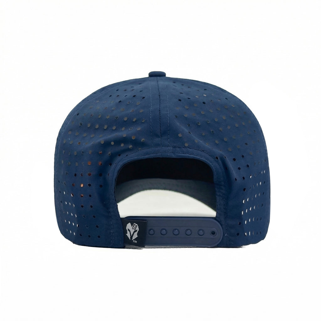 HEAD GEAR NAVY BLUE ACTI FLEX STRIKE SANDWICH CAP