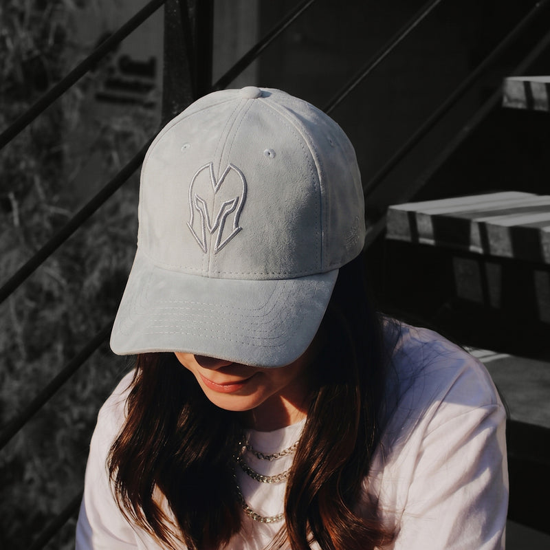HEAD GEAR GLACIER GREY SUPER SUEDE CAP