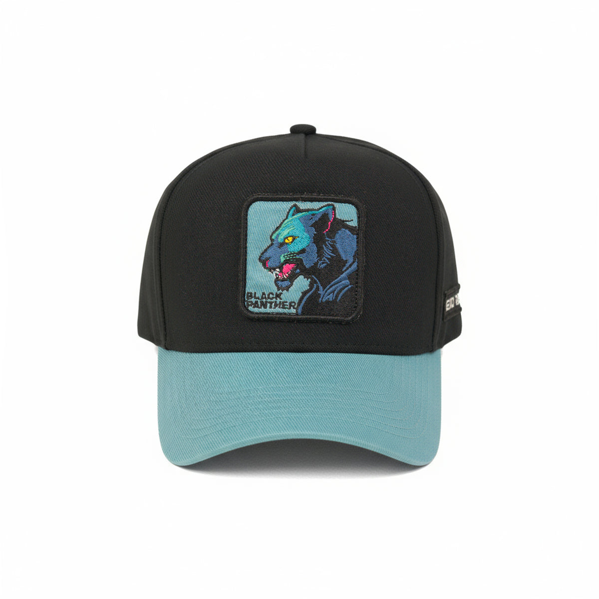 HEAD GEAR BLACK PANTHER 3D PATCH PREMIUM HIGH CROWN CAP