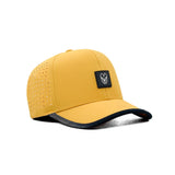 HEAD GEAR YELLOW WITH BLACK ACTI FLEX CAP