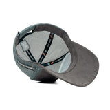 HEAD GEAR GREY SUPER SUEDE TRUCKER CAP