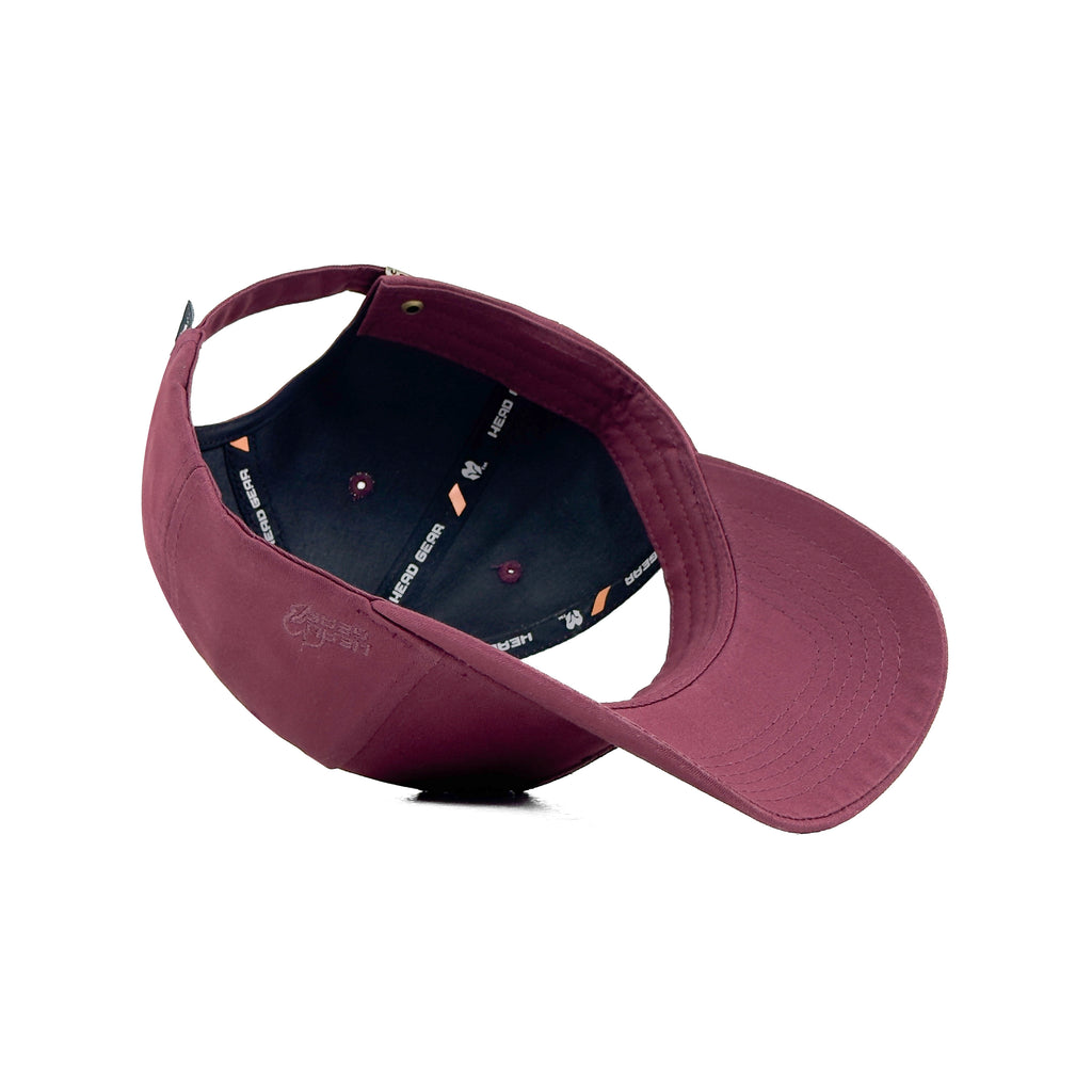 HEAD GEAR MAROON SUPER TWILL CAP