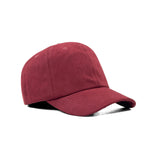 HEAD GEAR SOLID DARK RED SUEDE CAP