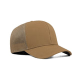HEAD GEAR SOLID BROWN TRUCKER CAP
