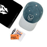 HEAD GEAR DEEP PASTE LIGHT GREY REDEFINED SUEDE CAP