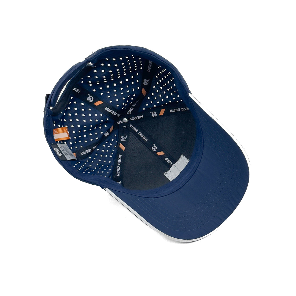 HEAD GEAR NAVY BLUE ACTI FLEX STRIKE SANDWICH CAP