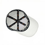 HEAD GEAR SOLID WHITE FITTED CAP