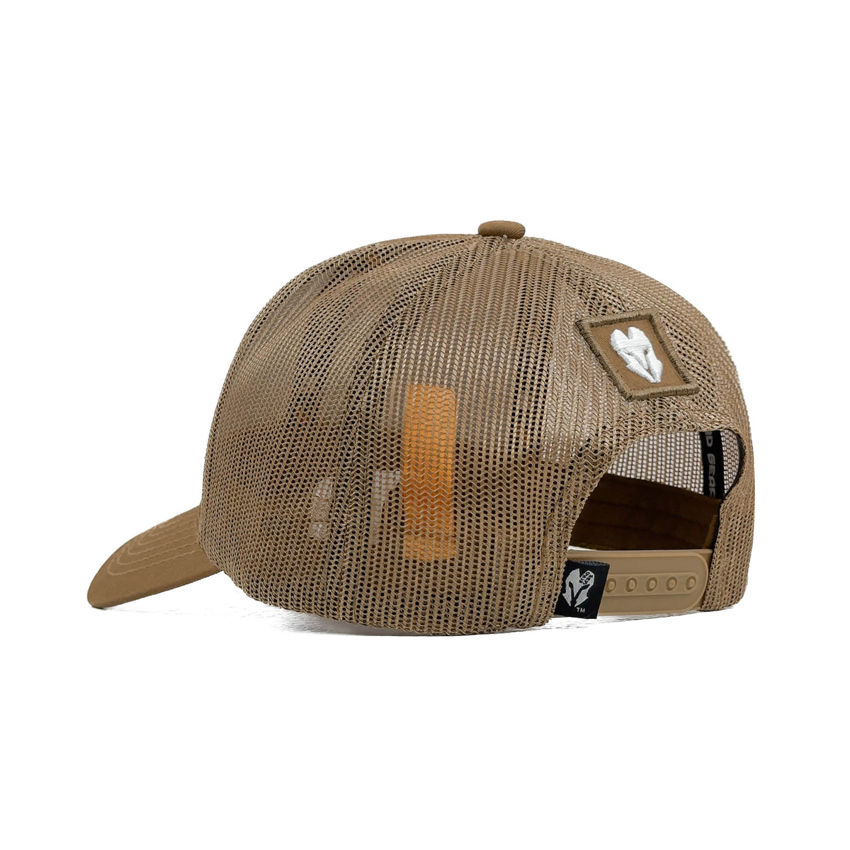 HEAD GEAR SOLID BROWN TRUCKER CAP