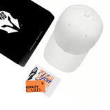 HEAD GEAR SOLID WHITE FITTED CAP