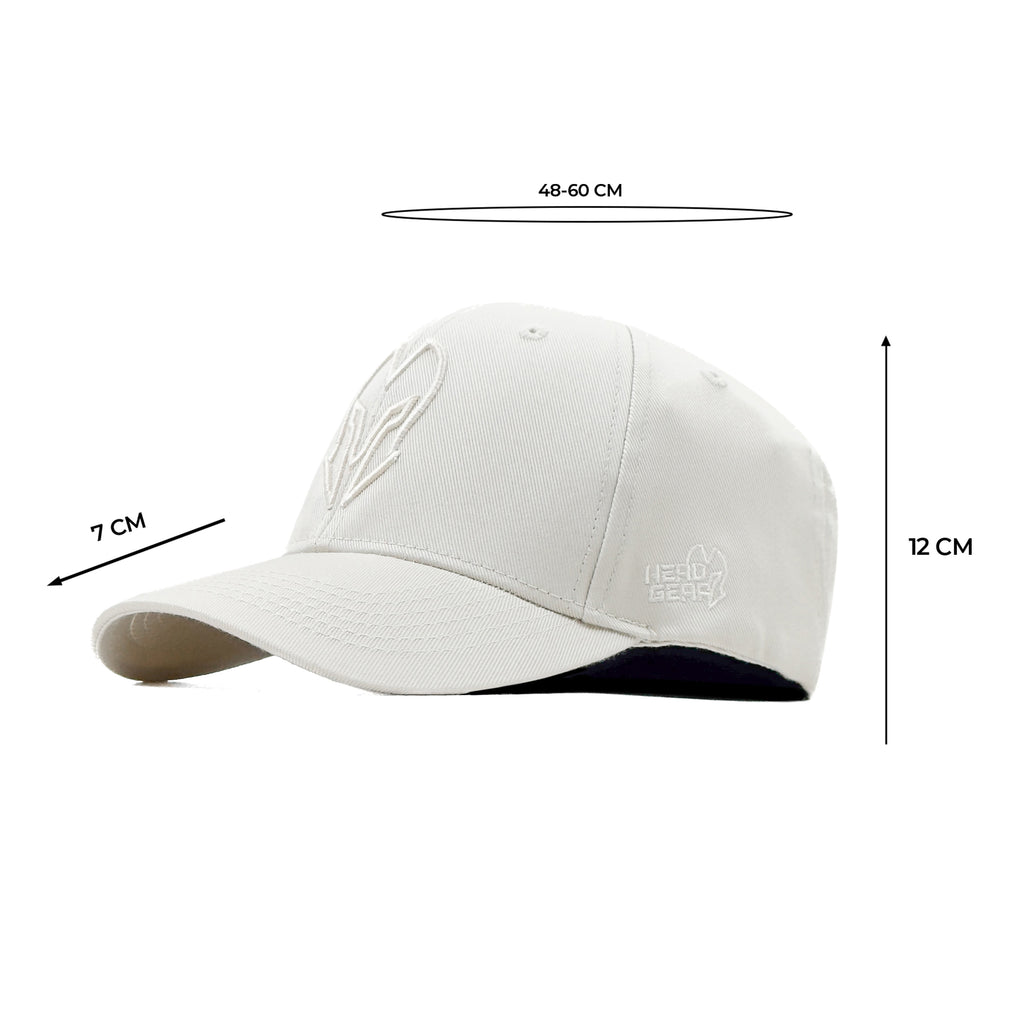 HEAD GEAR WHITE SUPER TWILL CAP