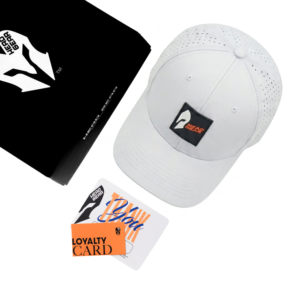 HEAD GEAR LIGHT GREY ACTI FLEX STRIKE CAP