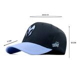 HEAD GEAR BLACK AND SKY BLUE REDEFINED TWILL CAP
