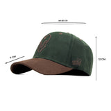 HEAD GEAR GREEN AND DARK BROWN REDEFINED SUEDE CAP