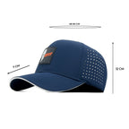 HEAD GEAR NAVY BLUE ACTI FLEX STRIKE SANDWICH CAP