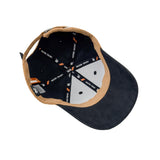 HEAD GEAR DOPE KHAKI AND BLACK CAP
