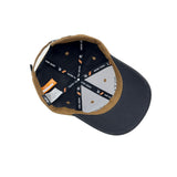 HEAD GEAR STUBBORN BROWN AND BLACK CAP