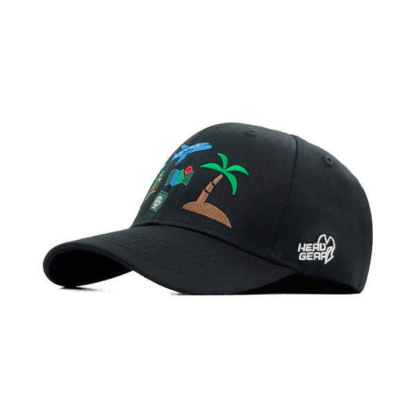 HEAD GEAR WORLD TOUR BLACK CAP