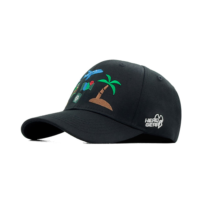 HEAD GEAR WORLD TOUR BLACK CAP