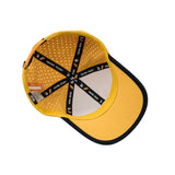 HEAD GEAR YELLOW WITH BLACK ACTI FLEX CAP