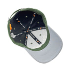 HEAD GEAR DHAKA OLIVE AND LIGHT GREY CAP