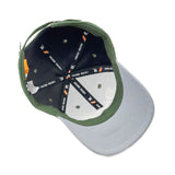 HEAD GEAR DHAKA OLIVE AND LIGHT GREY CAP