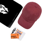 HEAD GEAR SOLID DARK RED CAP