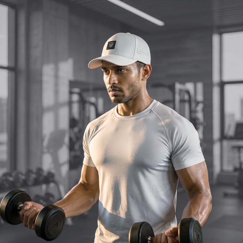 HEAD GEAR WHITE ACTI FLEX CAP