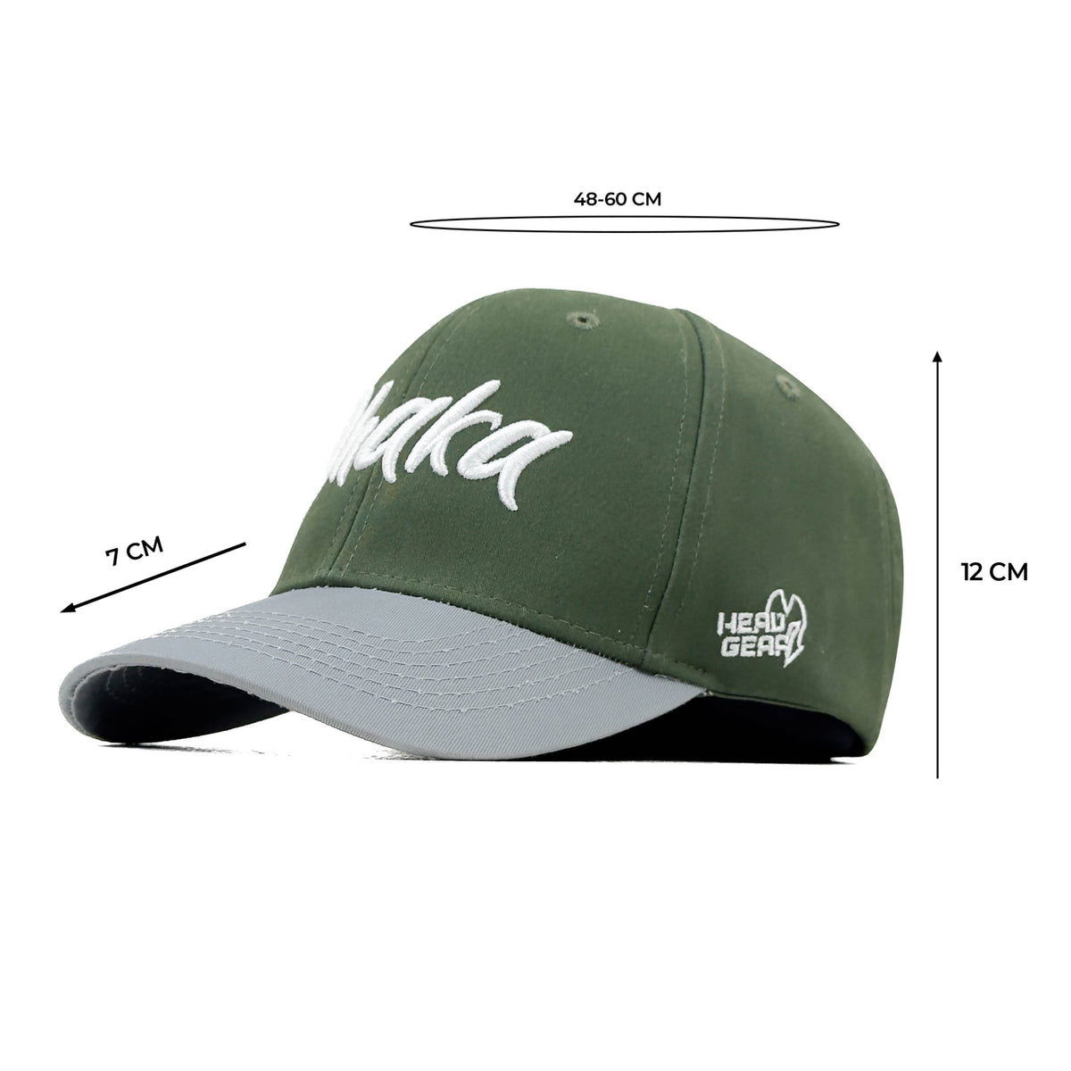 HEAD GEAR DHAKA OLIVE AND LIGHT GREY CAP