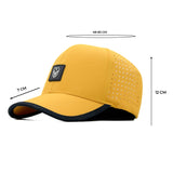HEAD GEAR YELLOW WITH BLACK ACTI FLEX CAP