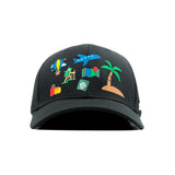 HEAD GEAR WORLD TOUR BLACK CAP