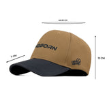 HEAD GEAR STUBBORN BROWN AND BLACK CAP