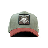 HEAD GEAR GREAT APE 3D PATCH PREMIUM HIGH CROWN CAP