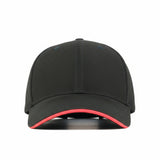 HEAD GEAR ELEGANTE ZERO BLACK SANDWICH ORANGE CAP (NO LOGO)