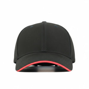 HEAD GEAR ELEGANTE ZERO BLACK SANDWICH ORANGE CAP (NO LOGO)