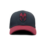 HEAD GEAR BLACK AND RED WINE REDEFINED TWILL CAP