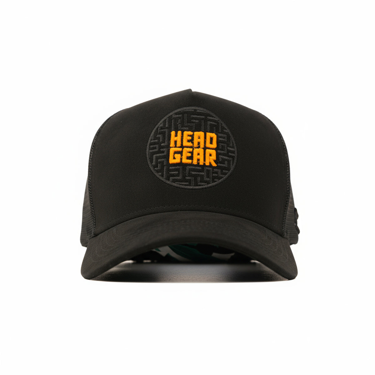 HEAD GEAR BLACK MAZE TRUCKER CAP