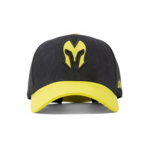 HEAD GEAR BLACK AND NEON REDEFINED SUEDE CAP