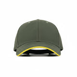 HEAD GEAR ELEGANTE ZERO GREEN SANDWICH YELLOW CAP (NO LOGO)