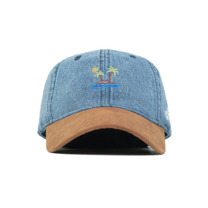 HEAD GEAR COCONUT TREE DENIM CAP