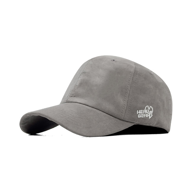 HEAD GEAR SOLID GREY SUEDE CAP