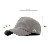 HEAD GEAR SOLID GREY SUEDE CAP