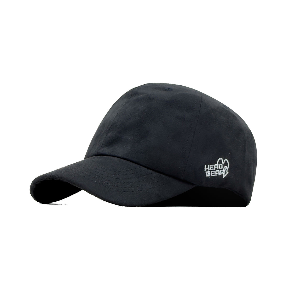 HEAD GEAR SOLID BLACK SUEDE CAP