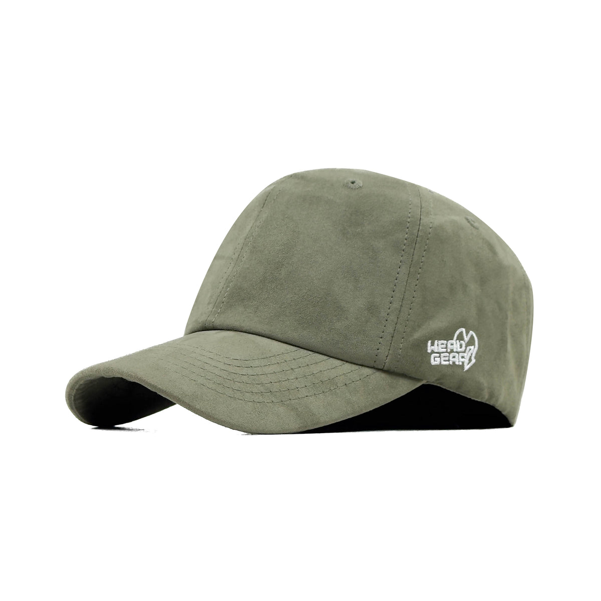 HEAD GEAR SOLID OLIVE SUEDE CAP