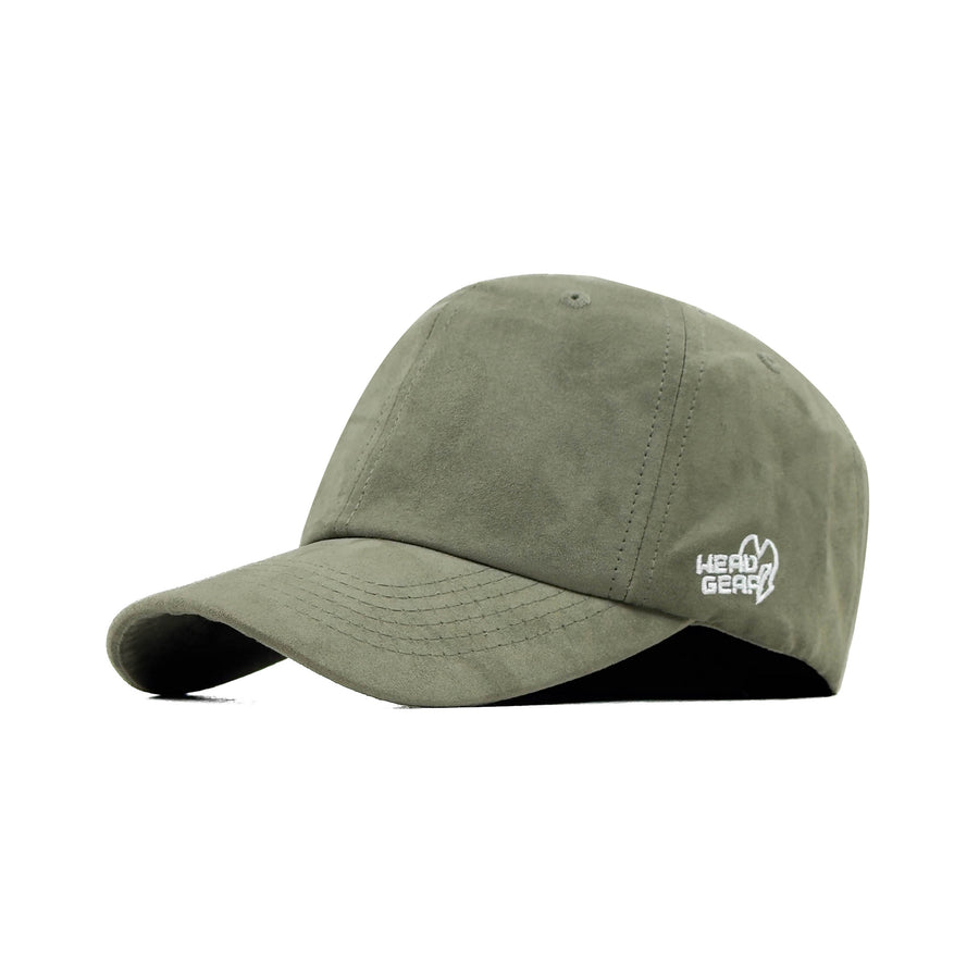 HEAD GEAR SOLID OLIVE SUEDE CAP