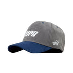 HEAD GEAR DOPE GREY AND NAVY BLUE CAP