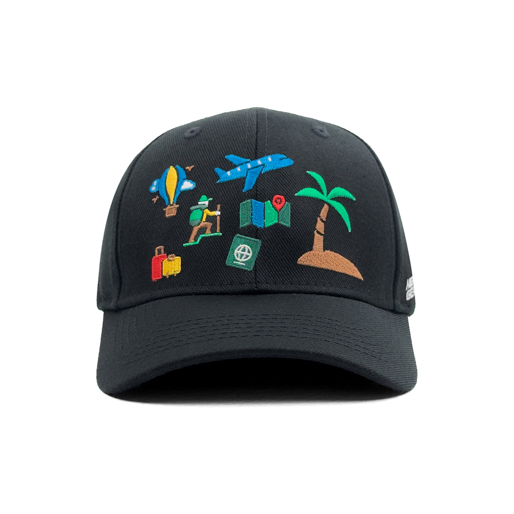 HEAD GEAR WORLD TOUR BLACK CAP