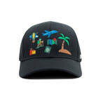 HEAD GEAR WORLD TOUR BLACK CAP