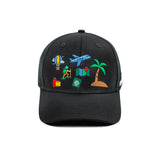 HEAD GEAR WORLD TOUR BLACK CAP