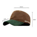 HEAD GEAR BROWN OLIVE DUAL TONE CAP