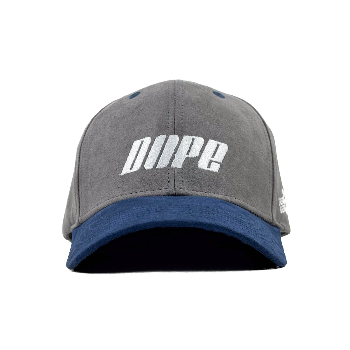 HEAD GEAR DOPE GREY AND NAVY BLUE CAP